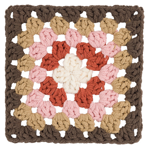 2 Pack - Bernat Blanket All In One Blanket Granny Square Yarn-Choco Berry - 5A002Z43-1H17W