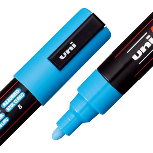 POSCA 5M Medium Bullet Tip 2.5mm Paint Marker 8/Pkg-Basic Colors - 5A00317M-1H2XX POSCA 5M Medium Bullet Tip 2.5mm Paint Marker 8/Pkg-Basic Colors - 5A00317M-1H2XX