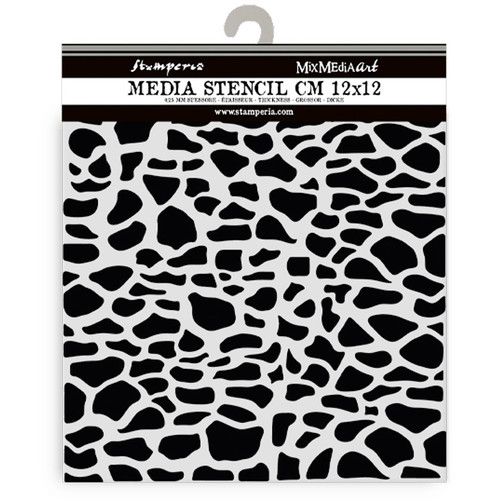 3 Pack - Stamperia Stencil 4.72"X 4.72"-Silent Sea Stone Pattern - 5A002XJ8-1GYH7 - 5993110044017