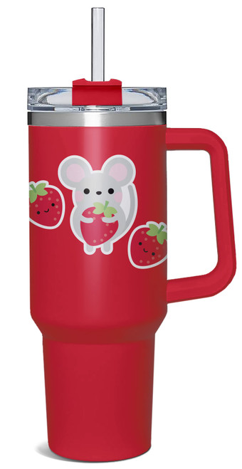Doodlebug Water Bottle Sticker Doodles-Berry Patch, Berry Sweet - 5A003117-1H2M4
