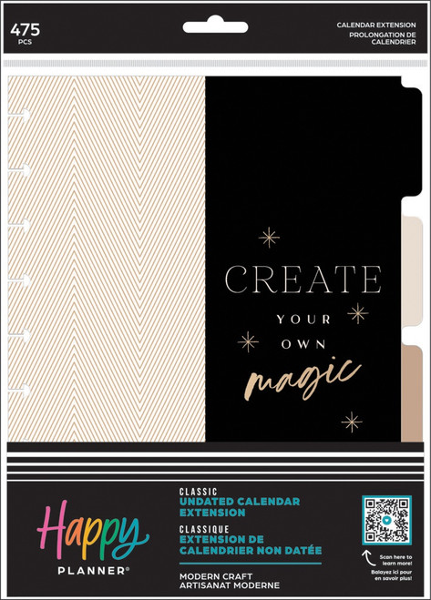 Happy Planner 6-Month Undated Modern Craft Extension Pack-Classic - 5A002X3W-1GY3J - 673807695931