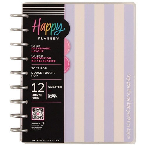 Happy Planner 12-Month Undated Classic Disc Bound Planner-Mystic Blooms - 5A002X6H-1GY3H - 673807704909
