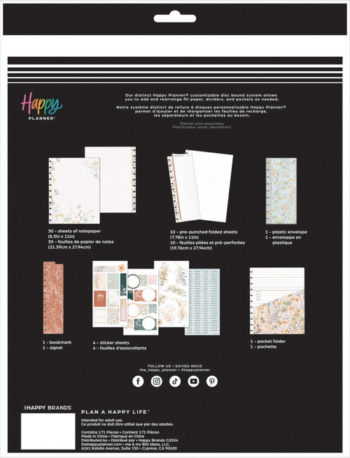 Happy Planner Big Accessory Pack-Spring Fields - 5A002X42-1GY3S Happy Planner Big Accessory Pack-Spring Fields - 5A002X42-1GY3S