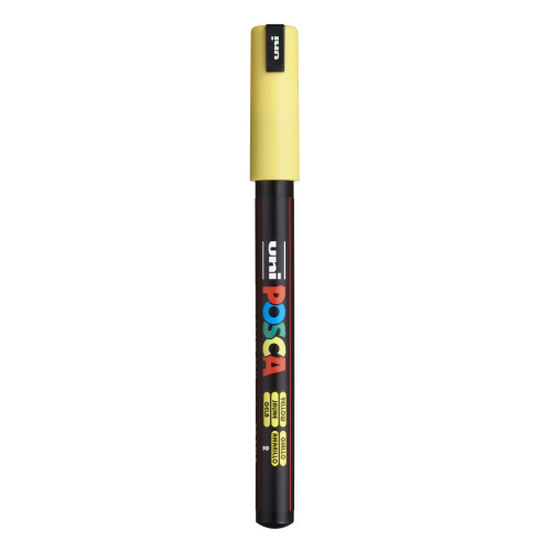 POSCA 1MR Paint Marker X-Fine Metal Tip 0.7mm-Yellow - PC-1MR-1H2PH