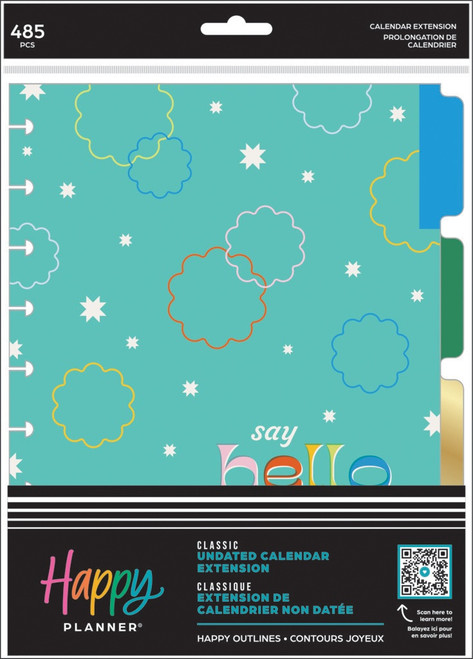 Happy Planner Classic Planner Extension Pack-Happy Outlines - 5A002X3P-1GY40 - 673807695948