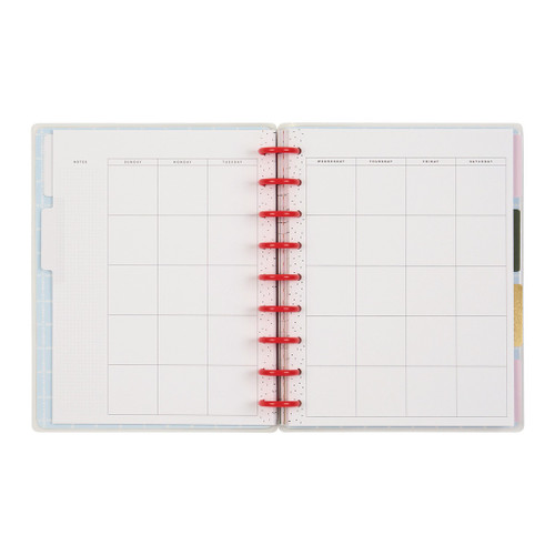 Happy Planner 12-Month Undated Classic Disc Bound Planner-Berries & Blooms - 5A002X5N-1GY41