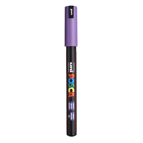POSCA 1MR Paint Marker X-Fine Metal Tip 0.7mm-Violet - PC-1MR-1H2PN