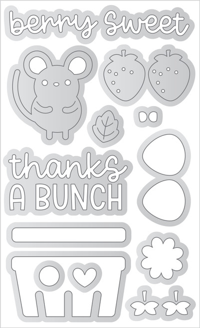 Doodlebug Doodle Cuts Dies-Berry Sweet Treats, Berry Sweet - 5A00311C-1H2KN