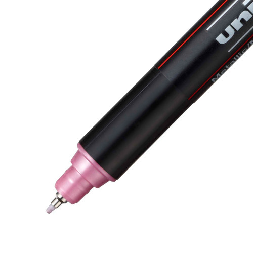 POSCA 1MR Paint Marker X-Fine Metal Tip 0.7mm-Metallic Pink - PC-1MR-1H2PT POSCA 1MR Paint Marker X-Fine Metal Tip 0.7mm-Metallic Pink - PC-1MR-1H2PT