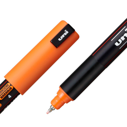 POSCA 1MR Paint Marker X-Fine Metal Tip 0.7mm-Orange - PC-1MR-1H2PV POSCA 1MR Paint Marker X-Fine Metal Tip 0.7mm-Orange - PC-1MR-1H2PV