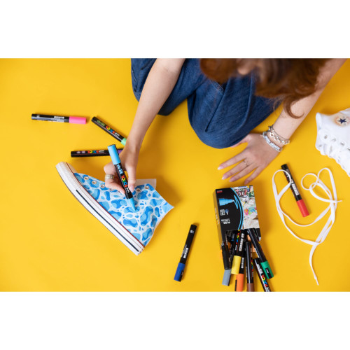 POSCA 1MR Paint Marker X-Fine Metal Tip .7mm 8pk-Soft Colors - 5A003155-1H2QL POSCA 1MR Paint Marker X-Fine Metal Tip .7mm 8pk-Soft Colors - 5A003155-1H2QL