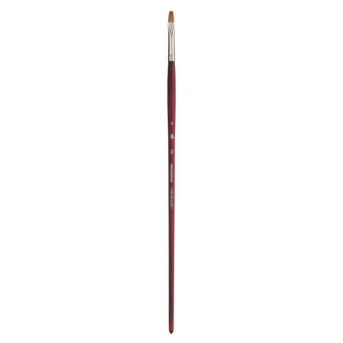 Princeton Series 3900 Velvetouch Synthetic Mixed Media Brush-Long Handle Flat Size 6 5A002ZJ6-1H0YF - 757063395955