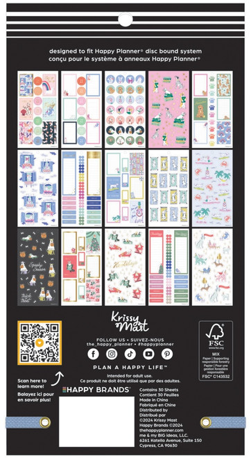 Happy Planner Sticker Value Pack 30/Sheets-Paws-Itive Year - 5A002X5F-1GY1N