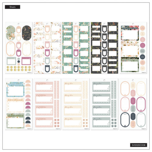 Happy Planner Sticker Value Pack 30/Sheets-Flourish In Faith - 5A002X3M-1GY1S