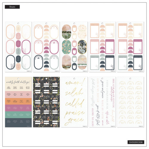 Happy Planner Sticker Value Pack 30/Sheets-Flourish In Faith - 5A002X3M-1GY1S Happy Planner Sticker Value Pack 30/Sheets-Flourish In Faith - 5A002X3M-1GY1S