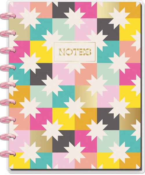 Happy Planner Classic Disc Bound Notebook-Happy Patchwork 5A002X47-1GY29