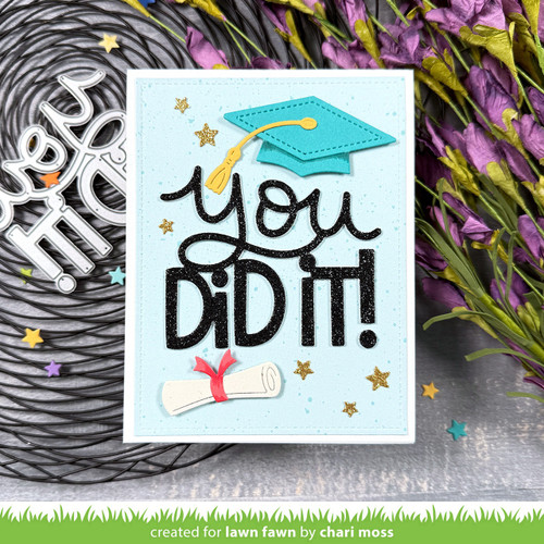Lawn Cuts Custom Craft Die-Giant You Did It - 5A0030QN-1H25D Lawn Cuts Custom Craft Die-Giant You Did It - 5A0030QN-1H25D