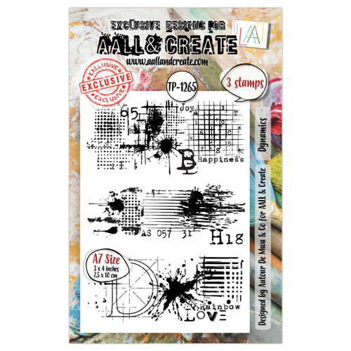 AALL And Create A7 Photopolymer Clear Stamp Set-Dynamics - 5A00310Q-1H2K0 - 5060979169219