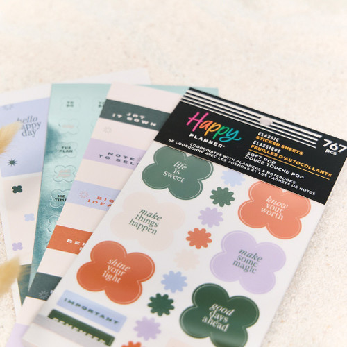 Happy Planner Sticker Value Pack 30/Sheets-Soft Pop - 5A002X4F-1GY1W Happy Planner Sticker Value Pack 30/Sheets-Soft Pop - 5A002X4F-1GY1W
