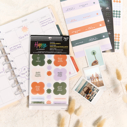 Happy Planner Sticker Value Pack 30/Sheets-Soft Pop - 5A002X4F-1GY1W Happy Planner Sticker Value Pack 30/Sheets-Soft Pop - 5A002X4F-1GY1W