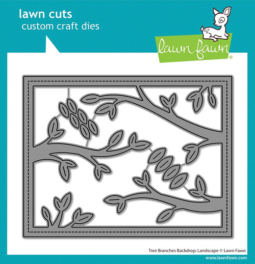 Lawn Cuts Custom Craft Die-Tree Branches Backdrop: Landscape - 5A0030QJ-1H25K - 783385672252