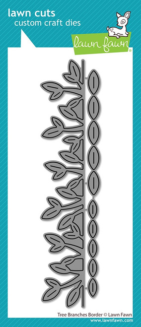Lawn Cuts Custom Craft Die-Tree Branches Border - 5A0030R4-1H25Q - 783385672221