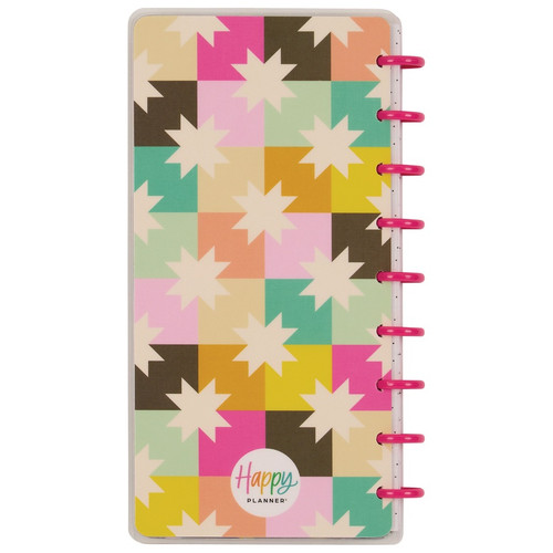 Happy Planner Skinny Classic 12-Month Disc Bound Planner-Happy Patchwork; Jul '25 - Jun '26 - 5A002X44-1GY2P Happy Planner Skinny Classic 12-Month Disc Bound Planner-Happy Patchwork; Jul '25 - Jun '26 - 5A002X44-1GY2P