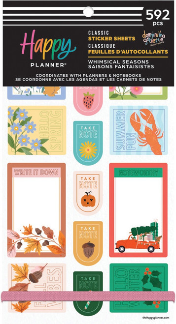Happy Planner Sticker Value Pack 30/Sheets-Whimsical Seasons - 5A002X5H-1GY2R - 673807696495