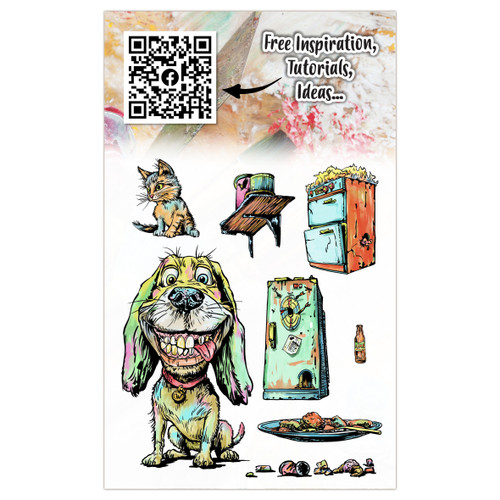 AALL And Create A6 Photopolymer Clear Stamp Set-The Ruff Life - 5A00310M-1H2KB