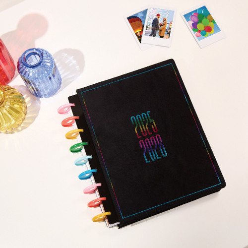 Happy Planner Velvet Classic 12-Month Disc Bound Planner-Optimistic Outlines; Jul '25 - Jun '26 - 5A002X5J-1GY22