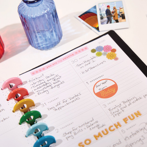 Happy Planner Velvet Classic 12-Month Disc Bound Planner-Optimistic Outlines; Jul '25 - Jun '26 - 5A002X5J-1GY22