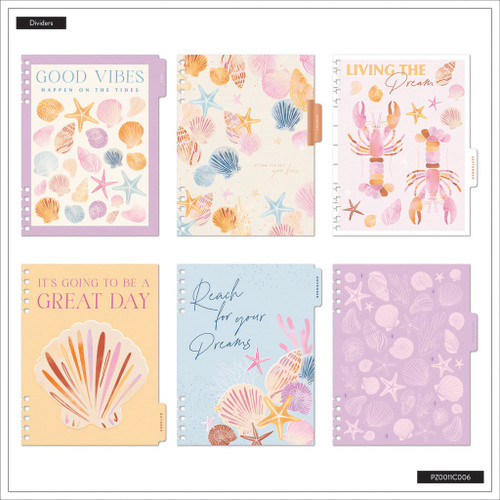 Happy Planner Classic 12-Month Planner-Shell Yeah; Jul '25 - Jun '26 - 5A002X3J-1GY25