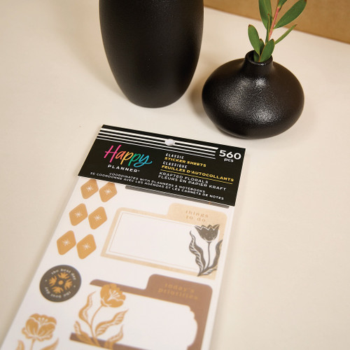 Happy Planner Sticker Value Pack 30/Sheets-Krafted Florals - 5A002X39-1GY2Y Happy Planner Sticker Value Pack 30/Sheets-Krafted Florals - 5A002X39-1GY2Y