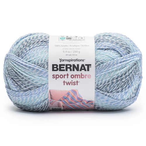 Bernat Sport Ombre Twist Yarn-Periwinkle Blue - 5A002Z42-1H192 - 057355560932 Bernat Sport Ombre Twist Yarn-Periwinkle Blue - 5A002Z42-1H192 - 057355560932