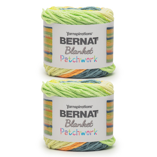 Bernat Blanket Patchwork Yarn-Citrus Stack - 5A002Z44-1H19Z