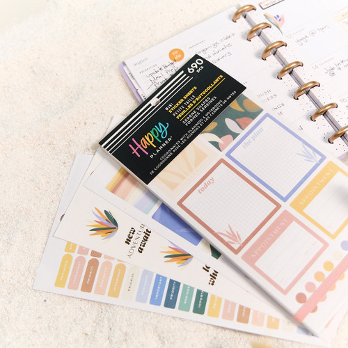 Happy Planner Mini Sticker Value Pack 30/Sheets-Serene Shapes - 5A002X48-1GY2Z Happy Planner Mini Sticker Value Pack 30/Sheets-Serene Shapes - 5A002X48-1GY2Z