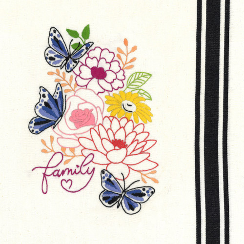 Stitcher's Revolution Iron-On Transfers-Flowers & Butterflies - SR-1H24S Stitcher's Revolution Iron-On Transfers-Flowers & Butterflies - SR-1H24S