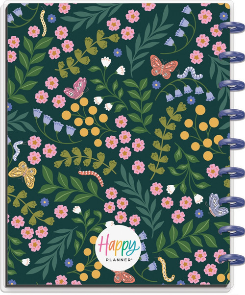 Happy Planner Classic Disc Bound Notebook-Midnight Meadow - 5A002X3B-1GY30 Happy Planner Classic Disc Bound Notebook-Midnight Meadow - 5A002X3B-1GY30