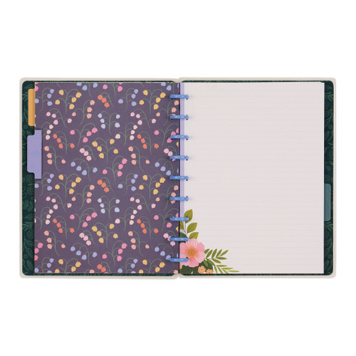 Happy Planner Classic Disc Bound Notebook-Midnight Meadow - 5A002X3B-1GY30 Happy Planner Classic Disc Bound Notebook-Midnight Meadow - 5A002X3B-1GY30