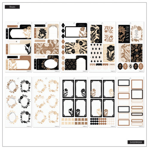 Happy Planner Sticker Value Pack 30/Sheets-Krafted Florals - 5A002X2Q-1GY36 Happy Planner Sticker Value Pack 30/Sheets-Krafted Florals - 5A002X2Q-1GY36