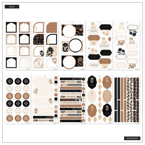 Happy Planner Sticker Value Pack 30/Sheets-Krafted Florals - 5A002X2Q-1GY36 Happy Planner Sticker Value Pack 30/Sheets-Krafted Florals - 5A002X2Q-1GY36