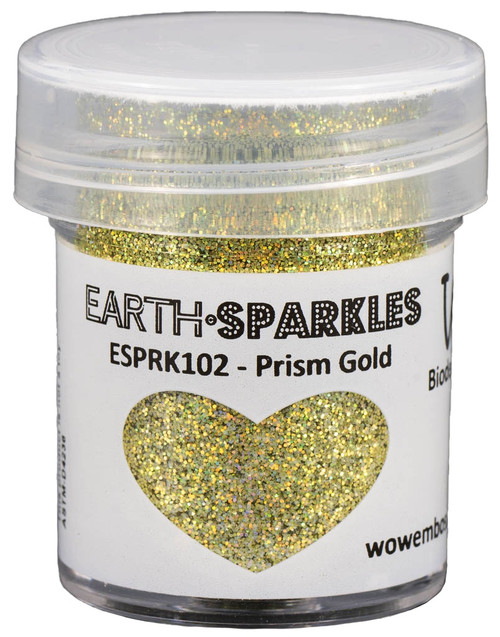 WOW! Earth Sparkles Glitter 15ml-Prism Gold - 5A0030F6-1H1V2 - 5056333105764