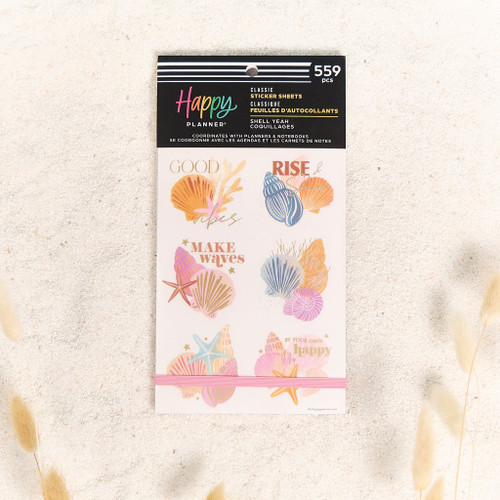 Happy Planner Sticker Value Pack 30/Sheets-Shell Yeah - 5A002X3Z-1GY34 Happy Planner Sticker Value Pack 30/Sheets-Shell Yeah - 5A002X3Z-1GY34