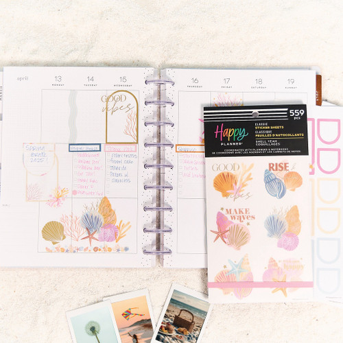 Happy Planner Sticker Value Pack 30/Sheets-Shell Yeah - 5A002X3Z-1GY34 Happy Planner Sticker Value Pack 30/Sheets-Shell Yeah - 5A002X3Z-1GY34