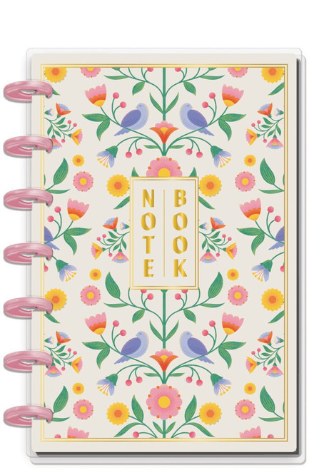 Happy Planner Mini Disc Bound Notebook-Bloom & Glow - 5A002X3N-1GY35