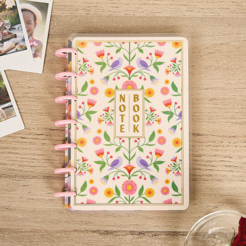 Happy Planner Mini Disc Bound Notebook-Bloom & Glow 5A002X3N-1GY35