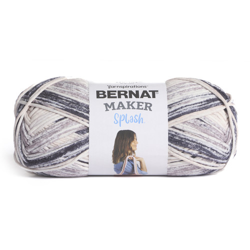Bernat Maker Splash Yarn-Static - 5A002Z48-1H19Q - 057355560086 Bernat Maker Splash Yarn-Static - 5A002Z48-1H19Q - 057355560086