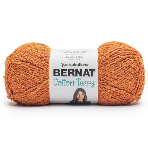 Bernat Cotton Terry Yarn-Terracotta - 5A002Z46-1H1B5 - 057355560406 Bernat Cotton Terry Yarn-Terracotta - 5A002Z46-1H1B5 - 057355560406