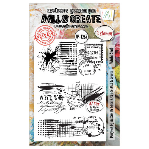 AALL And Create A7 Photopolymer Clear Stamp Set-White Seal - 5A00310Z-1H2KF - 5060979169233