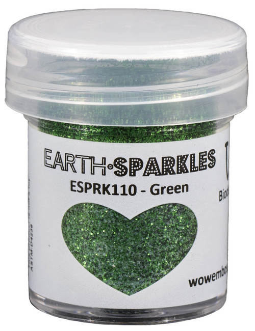 WOW! Earth Sparkles Glitter 15ml-Green - 5A0030F6-1H1VG - 5056333105849